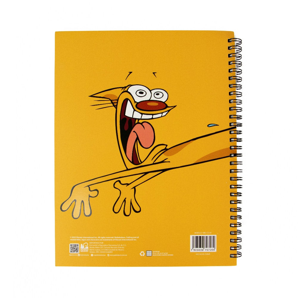 Geek Industry - Libreta Profesional Catdog Rayado - Nickelodeon