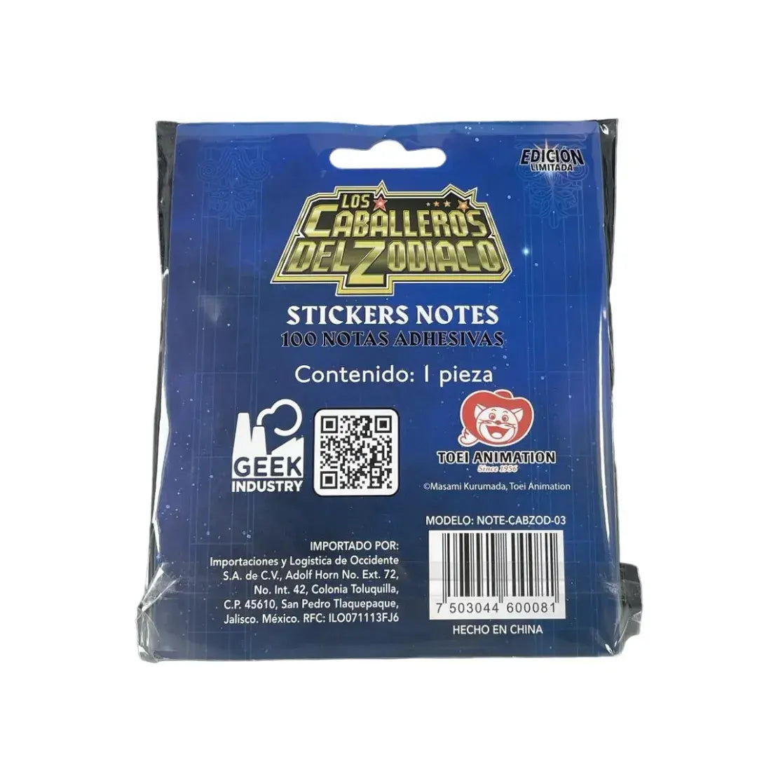 100 Notas Tipo Post It Saint Seiya Hyoga De Cisne - Caballeros Del Zodiaco
