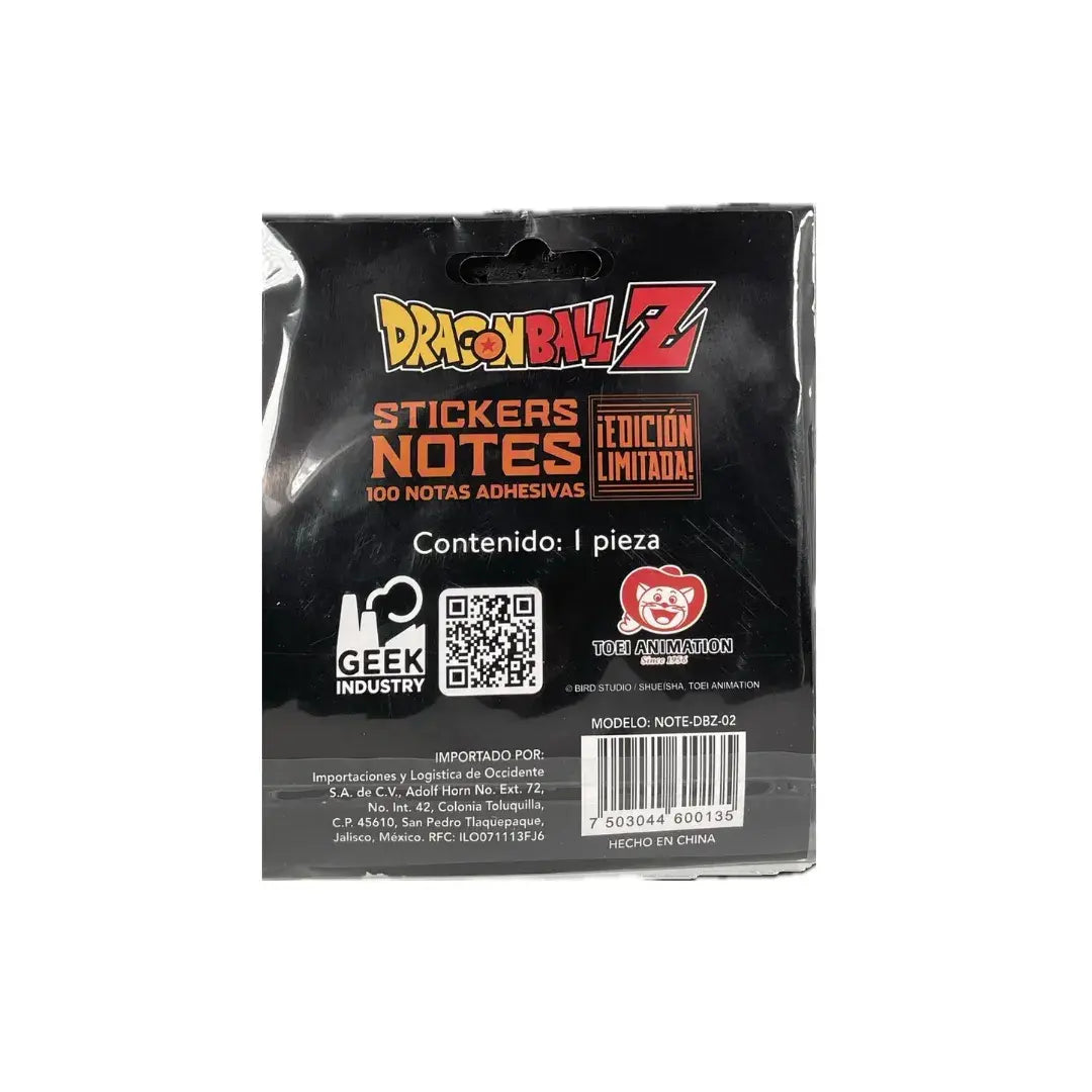 100 Notas Tipo Post It Dragon Ball Vegeta Super Saiyajin