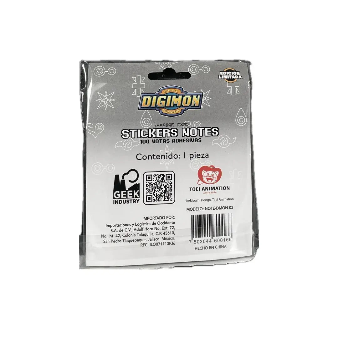 100 Notas Tipo Post It Digimon Gomamon