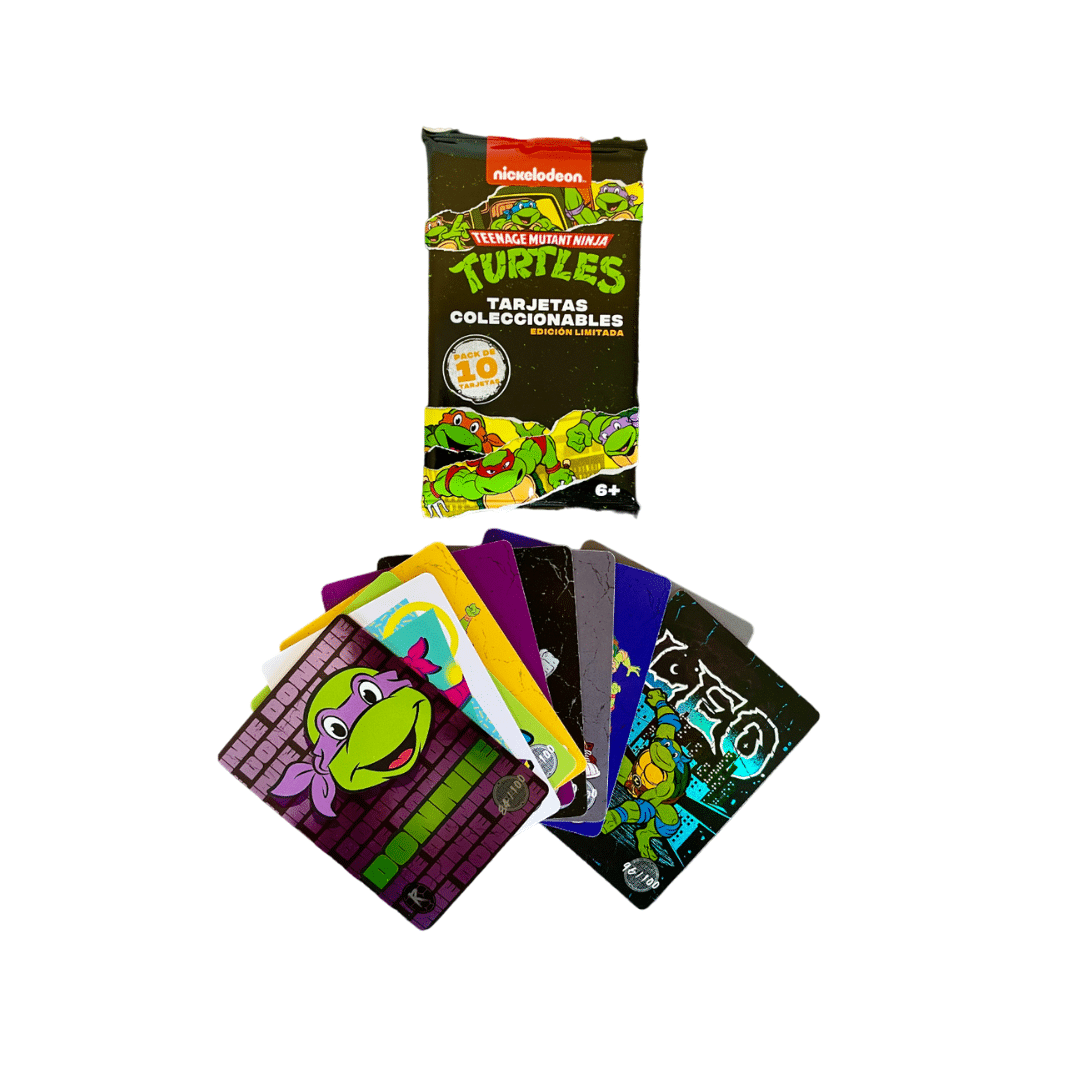 Tcg Tortugas Ninja Tarjetas Coleccionables Booster Pack