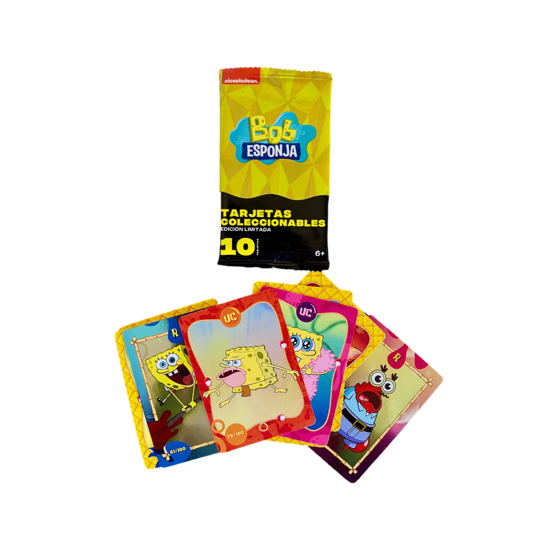 Tcg Bob Esponja Tarjetas Coleccionables Booster Pack