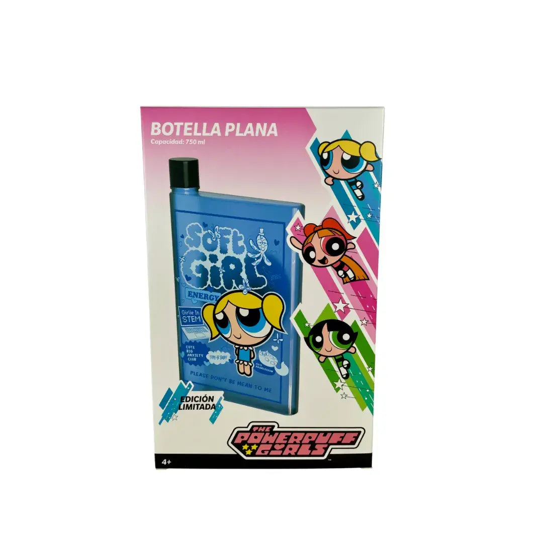 GEEK INDUSTRY - BOTELLA PLANA BURBUJA - CHICAS SUPER PODEROSAS