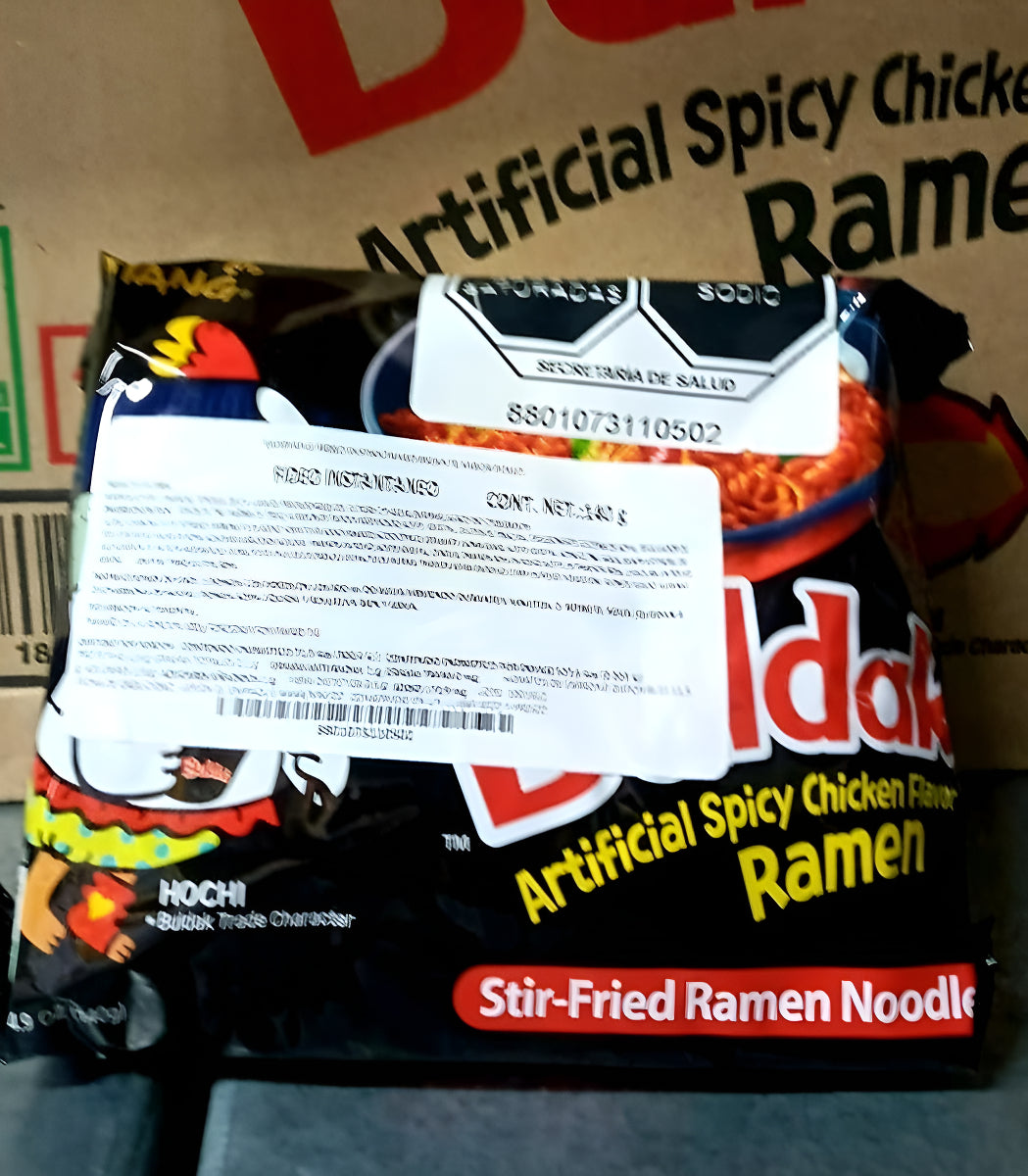 RAMEN COREANO - BULDAK INSTAN PICANTE POLLO 140G
