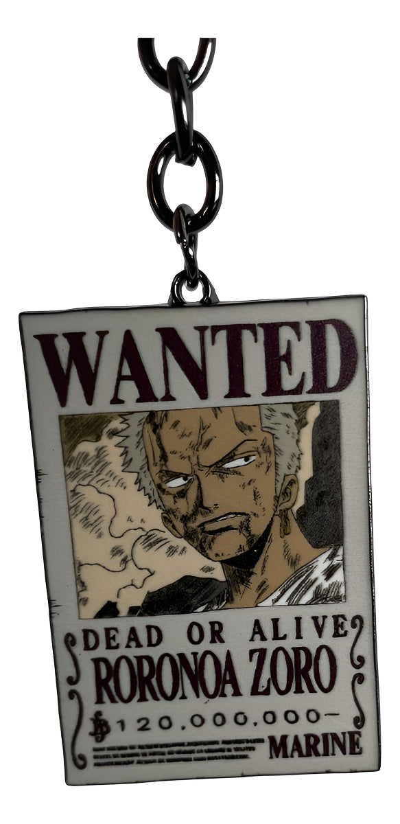 GEEK INDUSTRY LLAVERO - CARTEL DE RECOMPENSA RORONOA ZORO - ONE PIECE