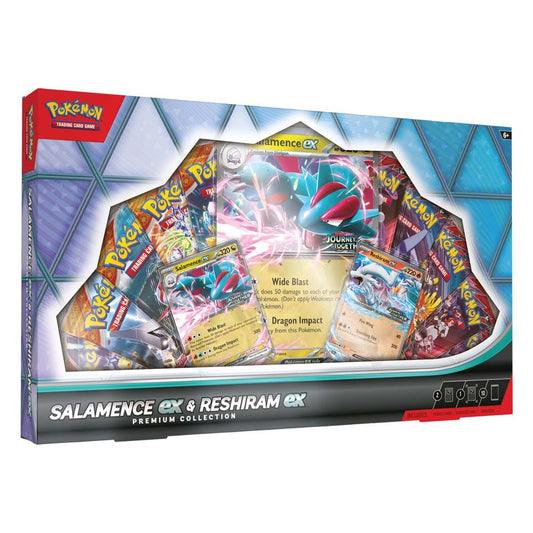 POKEMON TCG - SALAMANCE EX & RESHIRAM EX PREMIUM COLLECTION