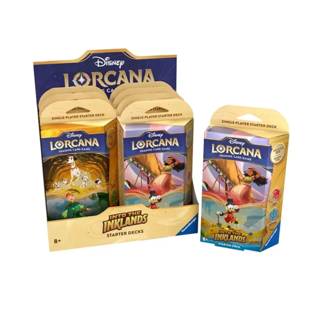 Lorcana Tcg - Starter Deck Amber &amp; Emerald - Into The Inklands