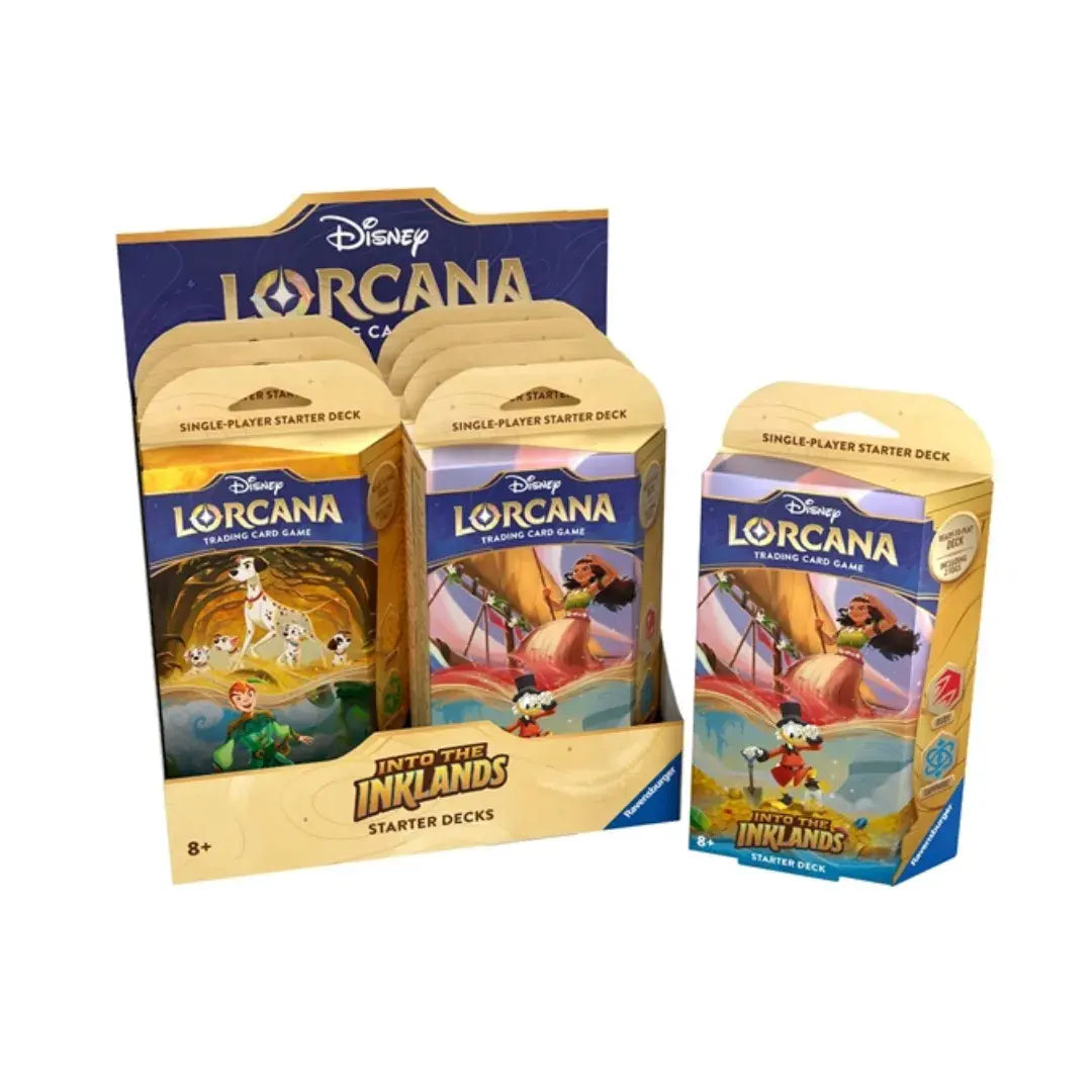 Lorcana Tcg - Starter Deck Ruby &amp; Sapphire - Into The Inklands