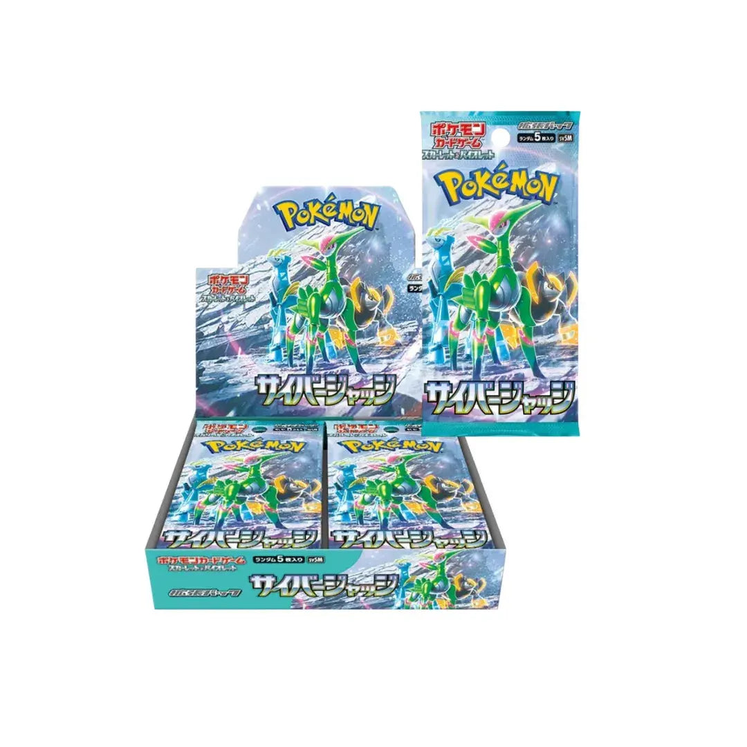 POKEMON TCG JAPON CYBER JUDGE SV5M BOOSTER PACK 5 CARTAS