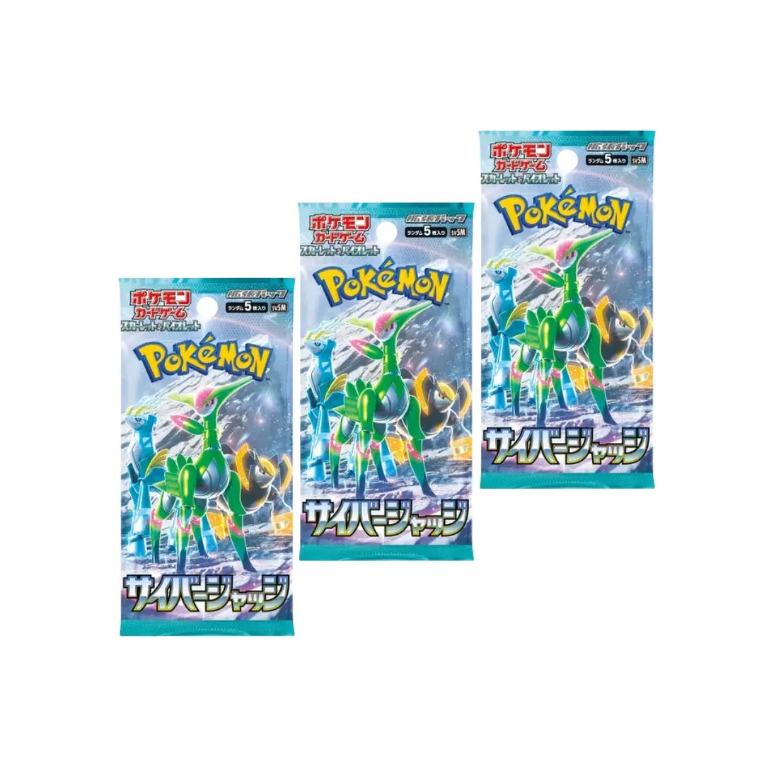 POKEMON TCG JAPON CYBER JUDGE SV5M BOOSTER PACK 5 CARTAS