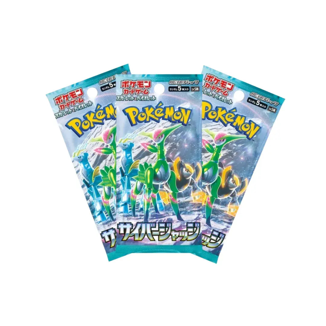 POKEMON TCG JAPON CYBER JUDGE SV5M BOOSTER PACK 5 CARTAS