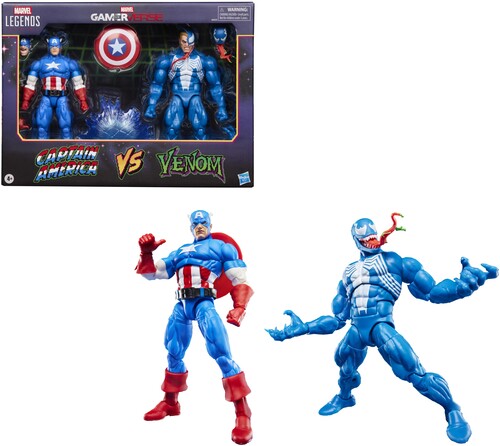 MARVEL LEGENDS SERIES - CAPTAIN AMERICA VS VENOM 6 INCH SCALE - GAMERVERSE