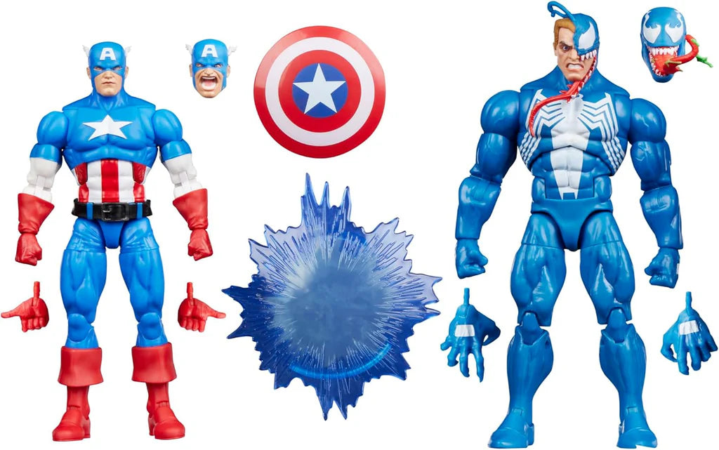 MARVEL LEGENDS SERIES - CAPTAIN AMERICA VS VENOM 6 INCH SCALE - GAMERVERSE