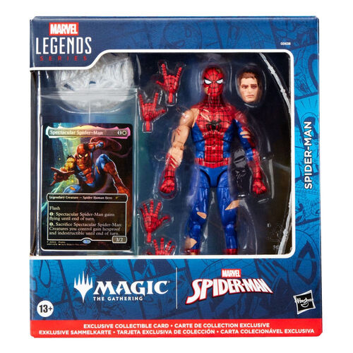MARVEL LEGENDS MTG - SPIDER-MAN 6 INCH FIGURE & CARD - SPIDER-MAN
