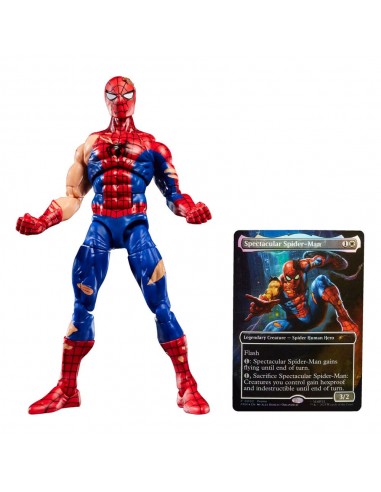 MARVEL LEGENDS MTG - SPIDER-MAN 6 INCH FIGURE & CARD - SPIDER-MAN