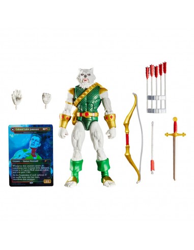 MARVEL LEGENDS MTG - MAN WOLF 6 INCH FIGURE & CARD - SPIDER-MAN