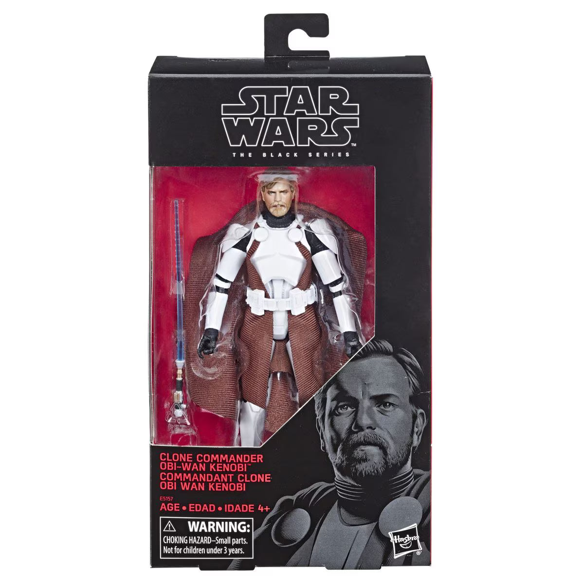 STAR WARS THE BLACK SERIES - CLON COMMANDER OBI-WAN KENOBI- STAR WARS