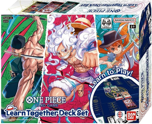 ONE PIECE TCG - LEARN TOGETHER DECK SET DISPLAY