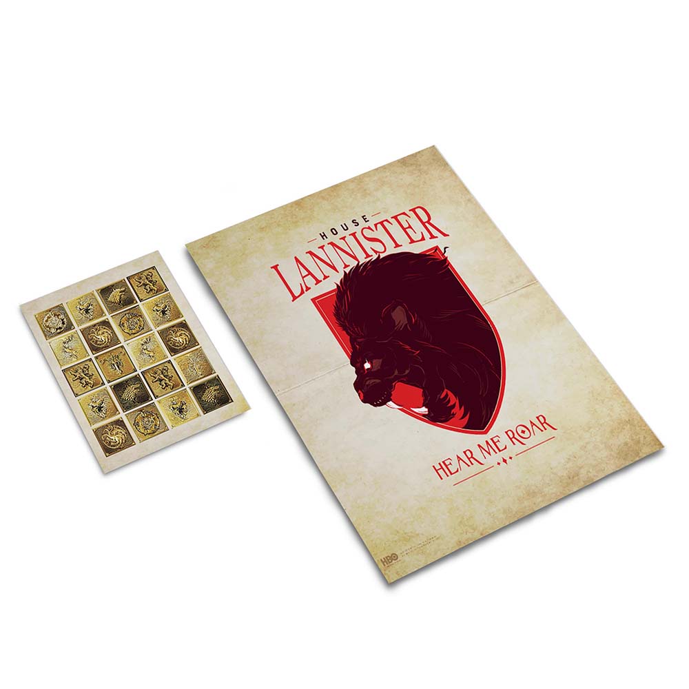 Geek Industry - Notebook House Lannister - Game Of Thrones