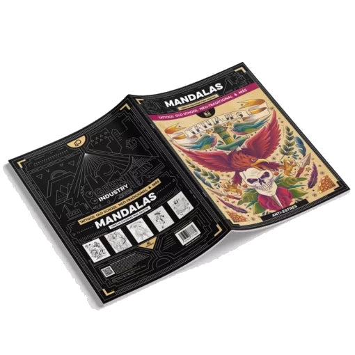 Geek Industry - Libro Para Colorear Para Adultos  - Tattoos, Old School, Neo-Tradicional &amp; M?s