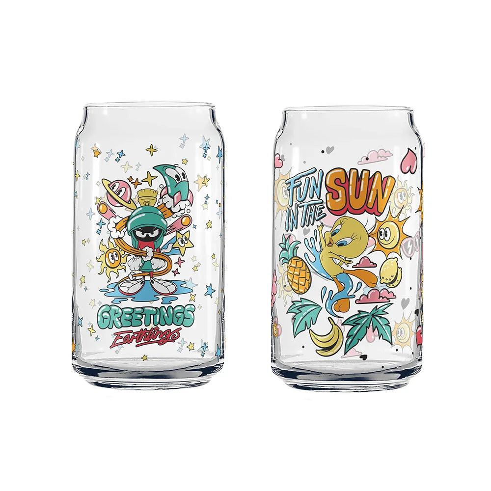 Vasos De Cristal - Looney Tunes 90'S - 4 Pack - Looney Toones