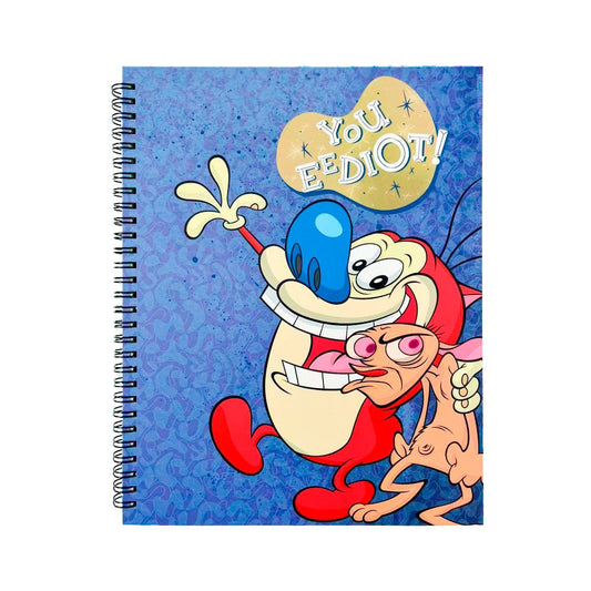 Geek Industry - Libreta Profesional Ren y Stimpy Rayado - Nickelodeon