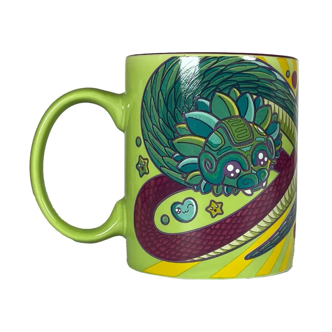 Geek Industry Taza - Kawaii Quetzalcoatl - Chido Kawaii