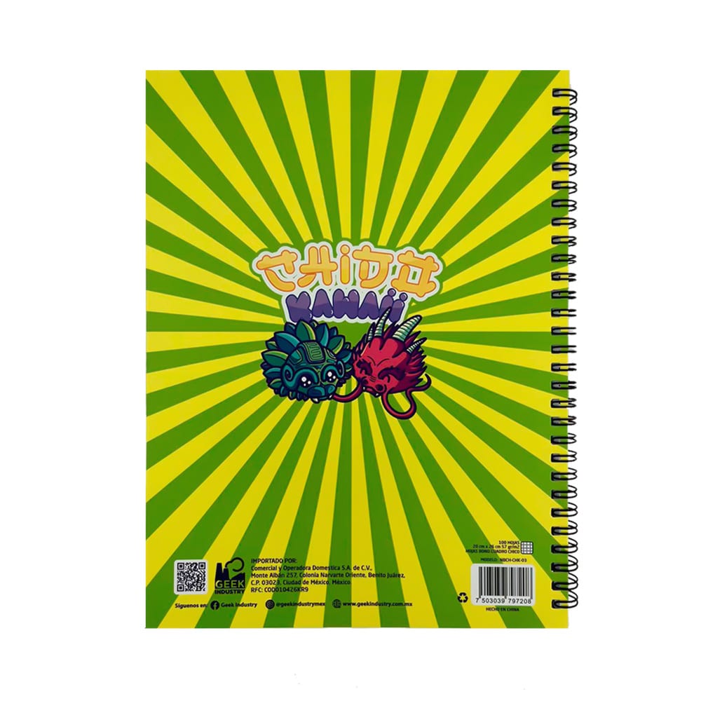 Geek Industry - Libreta Profesional Kawaii Quetzalcoatl Raya