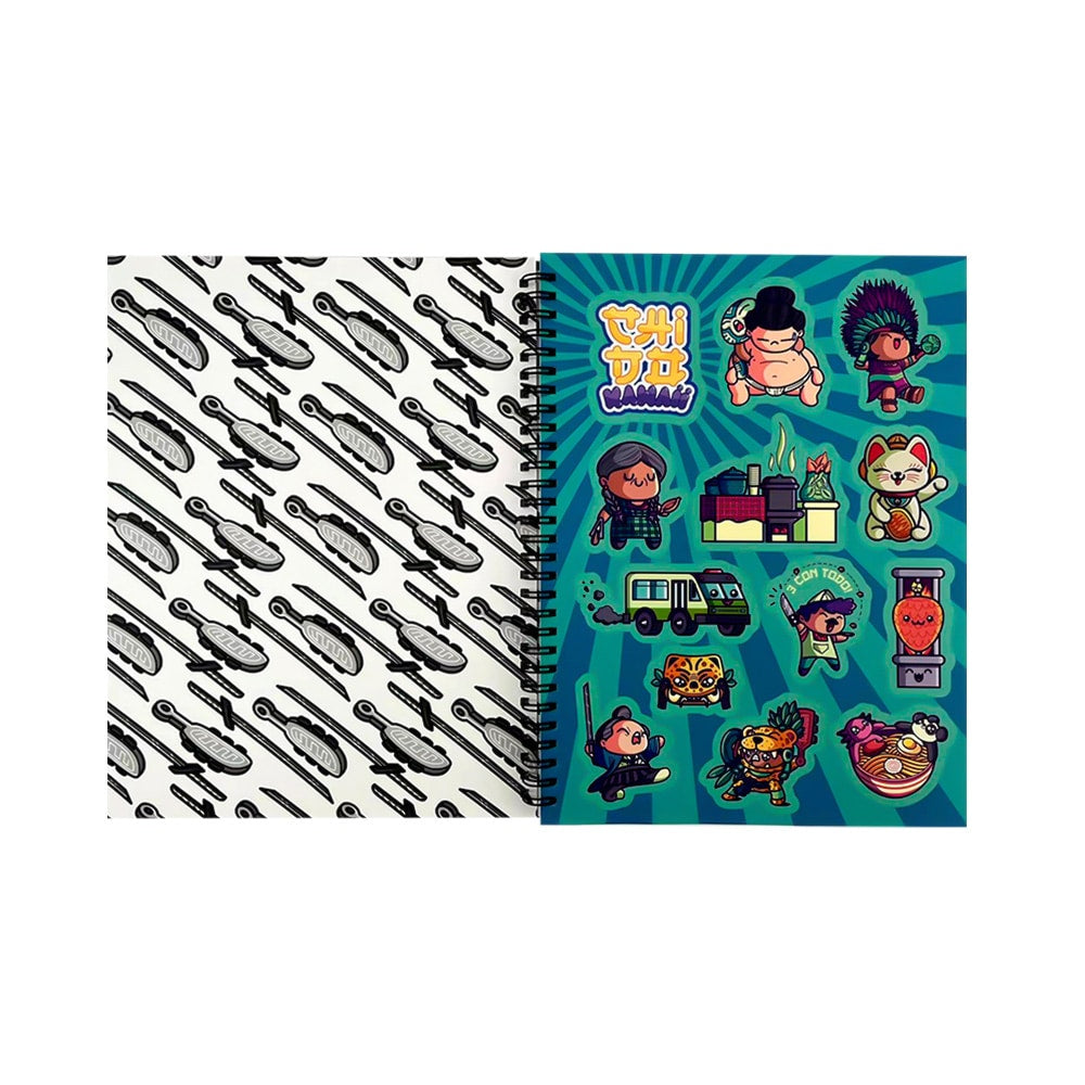 Geek Industry - Libreta Profesional Kawaii Samuray Raya