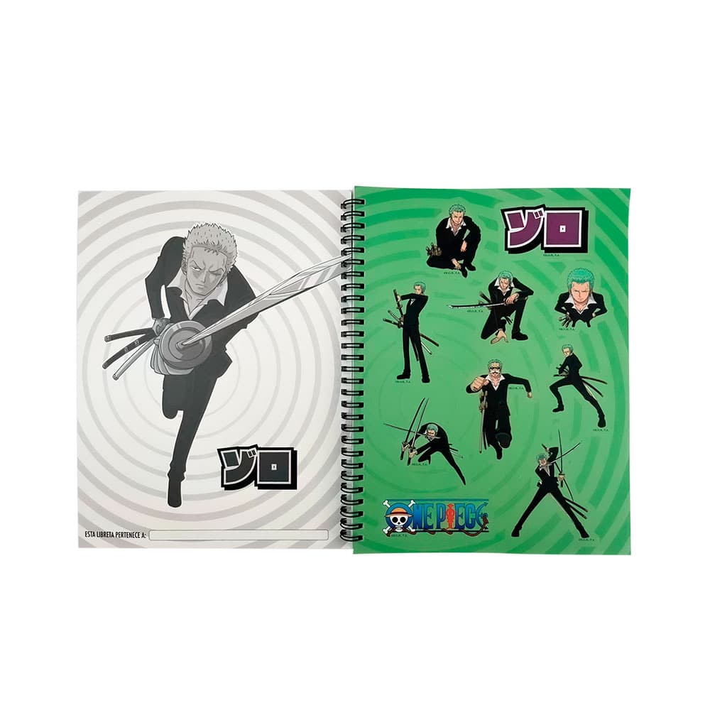 Geek Industry - Libreta Profesional Roronoa Zoro Rayado - One Piece