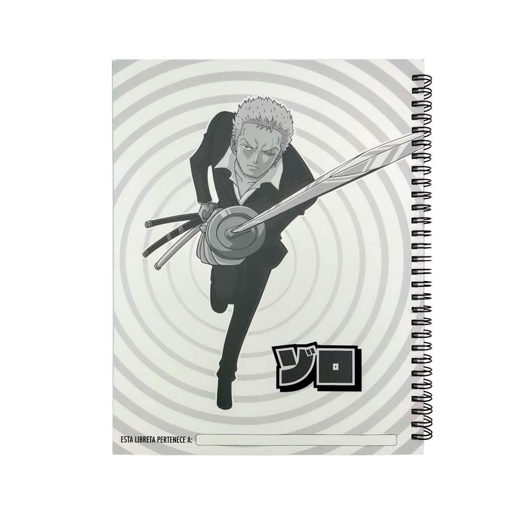 Geek Industry - Libreta Profesional Roronoa Zoro Rayado - One Piece