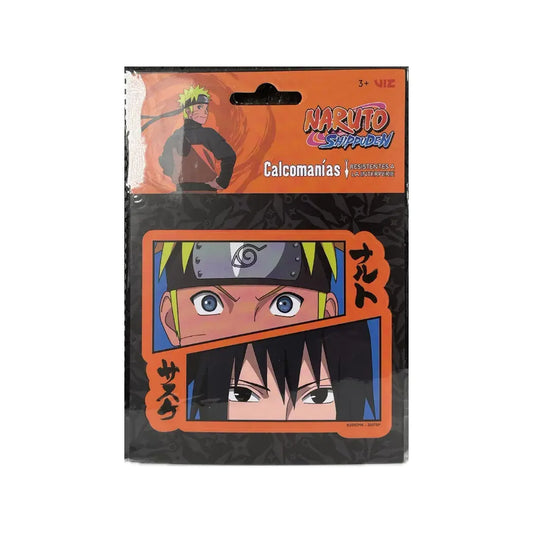 Sticker Decorativo Naruto y Sasuke