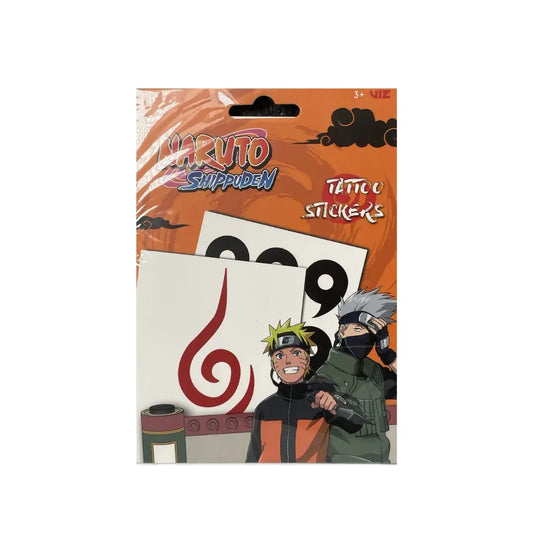 Calcomanías de tatuajes temporales Hidrotransferible de Naruto Anime II