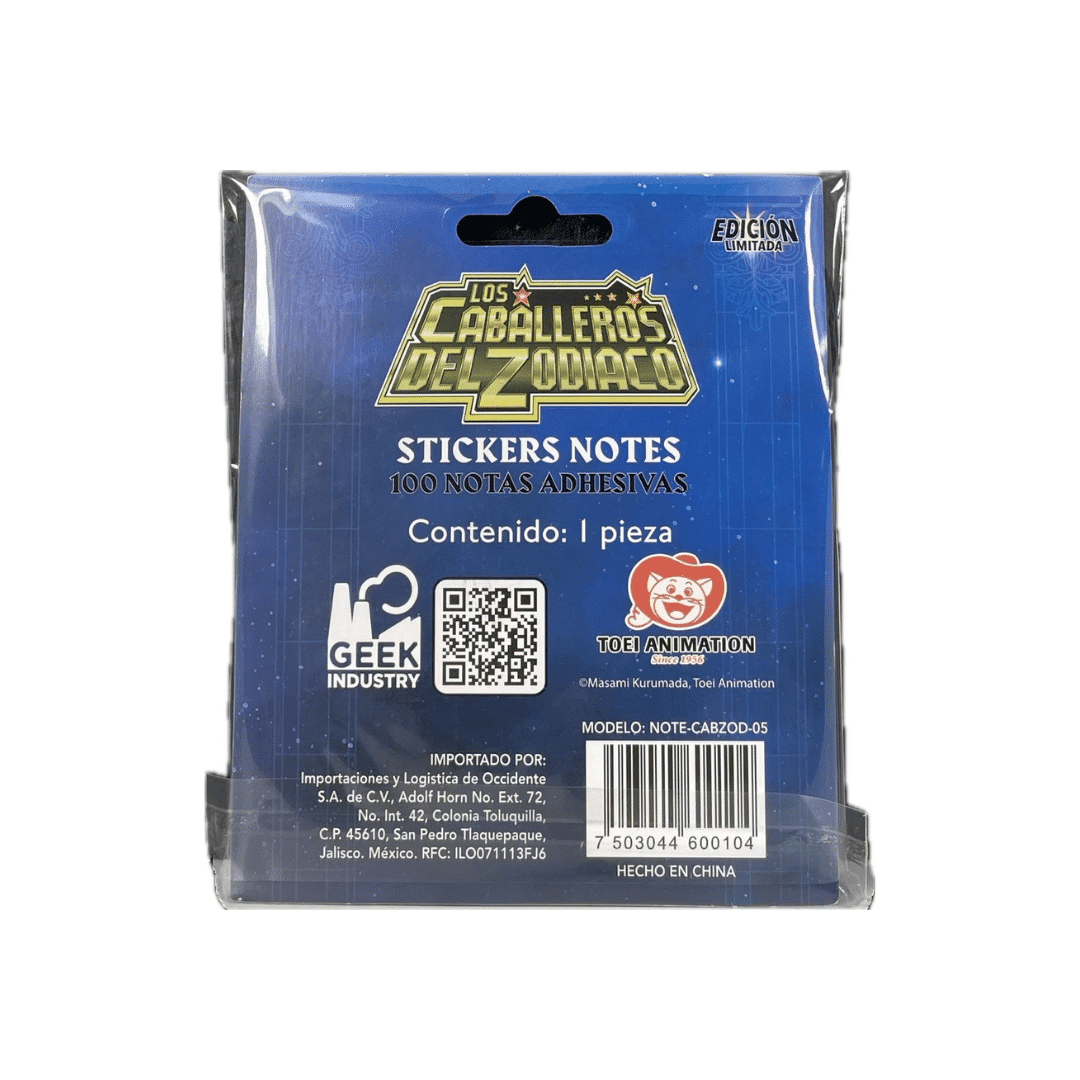 100 Notas Tipo Post It Saint Seiya Shiryu De Dragon - Caballeros Del Zodiaco