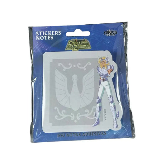 100 Notas Tipo Post It Saint Seiya Hyoga De Cisne - Caballeros Del Zodiaco