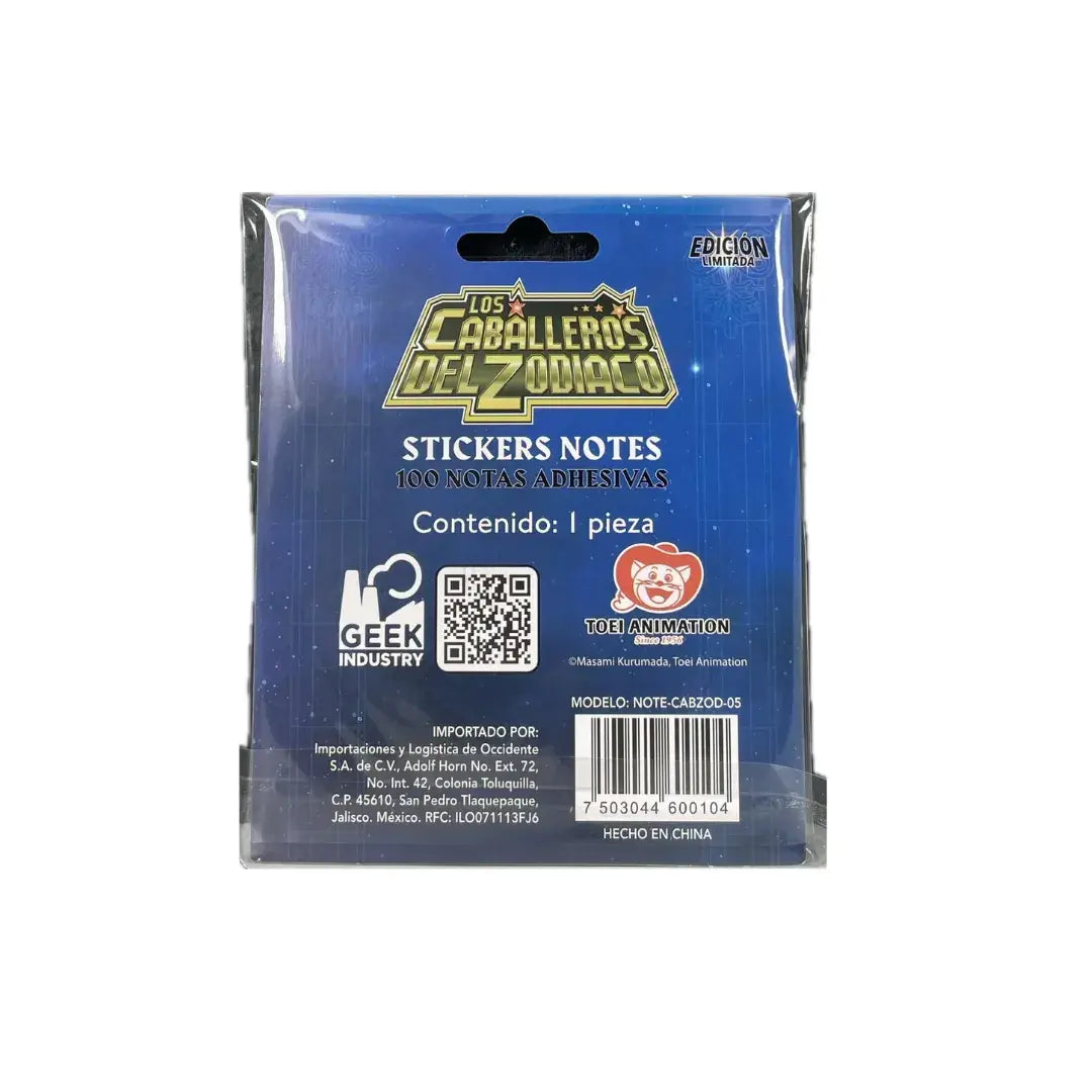 100 Notas Tipo Post It Saint Seiya Ikki De Fenix - Caballeros Del Zodiaco