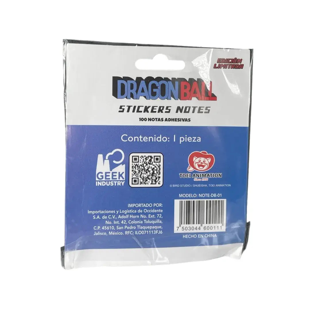 100 Notas Tipo Post It Dragon Ball Corporación Cápsula