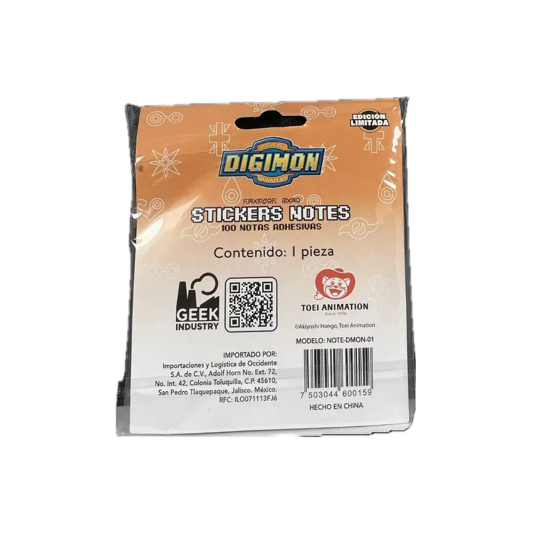 100 Notas Tipo Post It Digimon Agumon