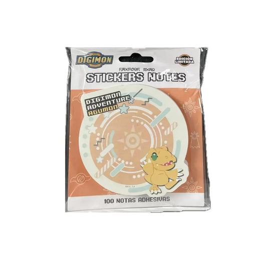 100 Notas Tipo Post It Digimon Agumon