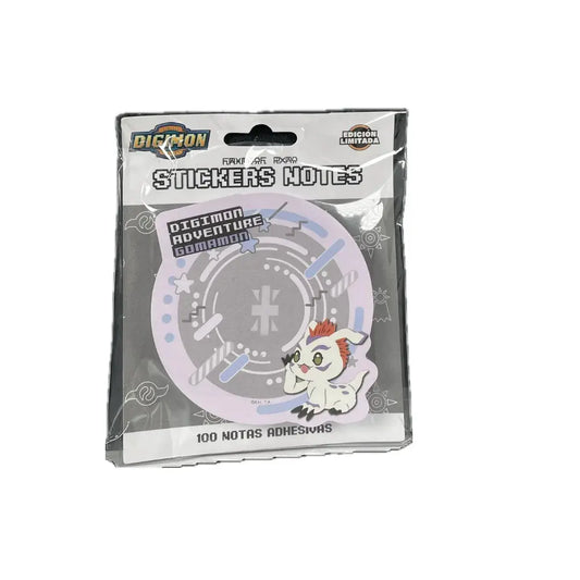 100 Notas Tipo Post It Digimon Gomamon