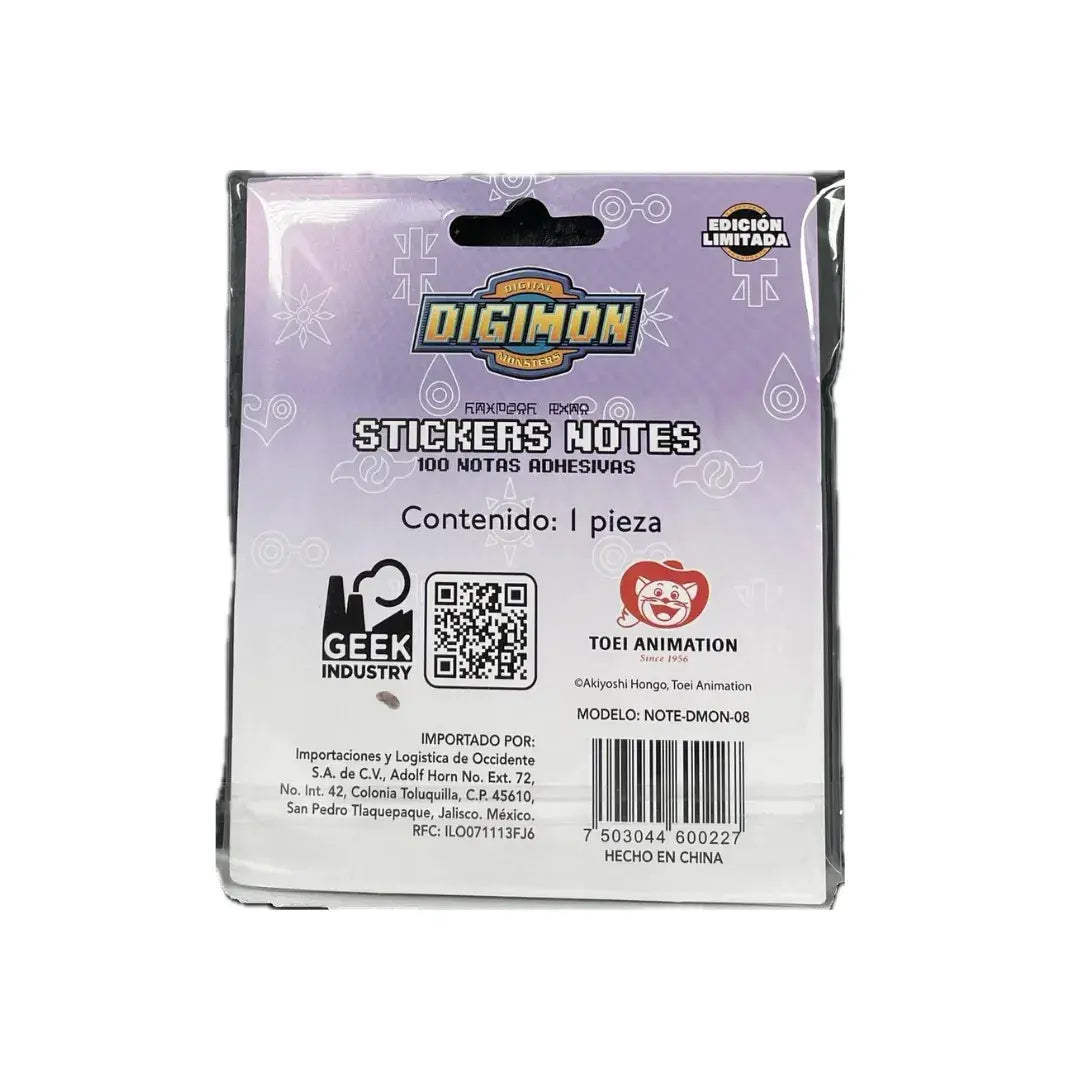 100 Notas Tipo Post It Digimon TENTOMON