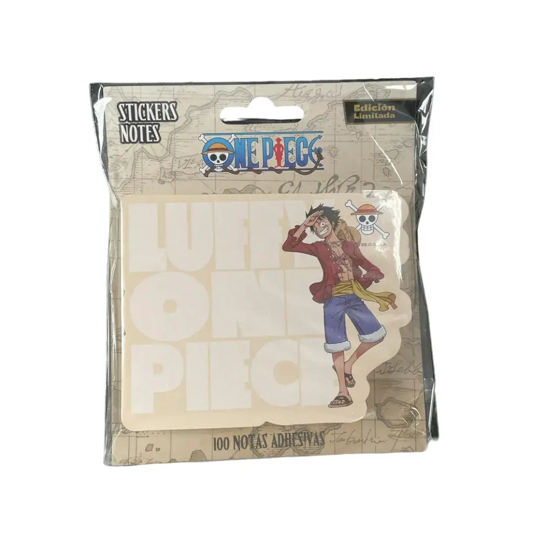 100 Notas Tipo Post It One Piece Monkey D. Luffy
