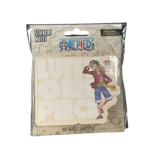 100 Notas Tipo Post It One Piece Monkey D. Luffy