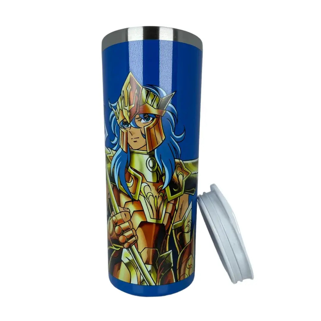 Termo Acero Inoxidable Poseidón Caballeros del Zodíaco