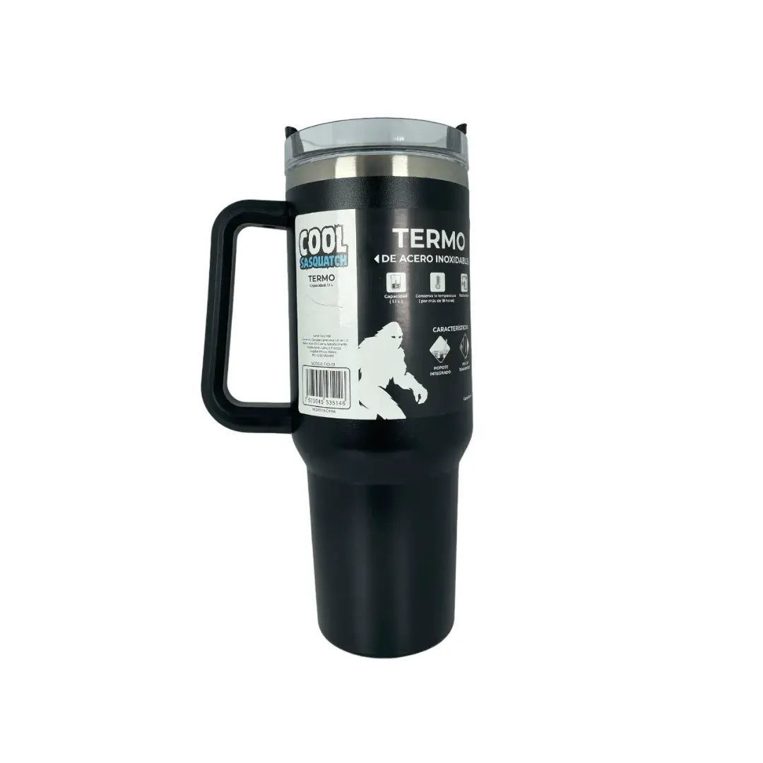 Termo Stanley De Acero Inoxidable Con Popote Cool Sasquatch Negro