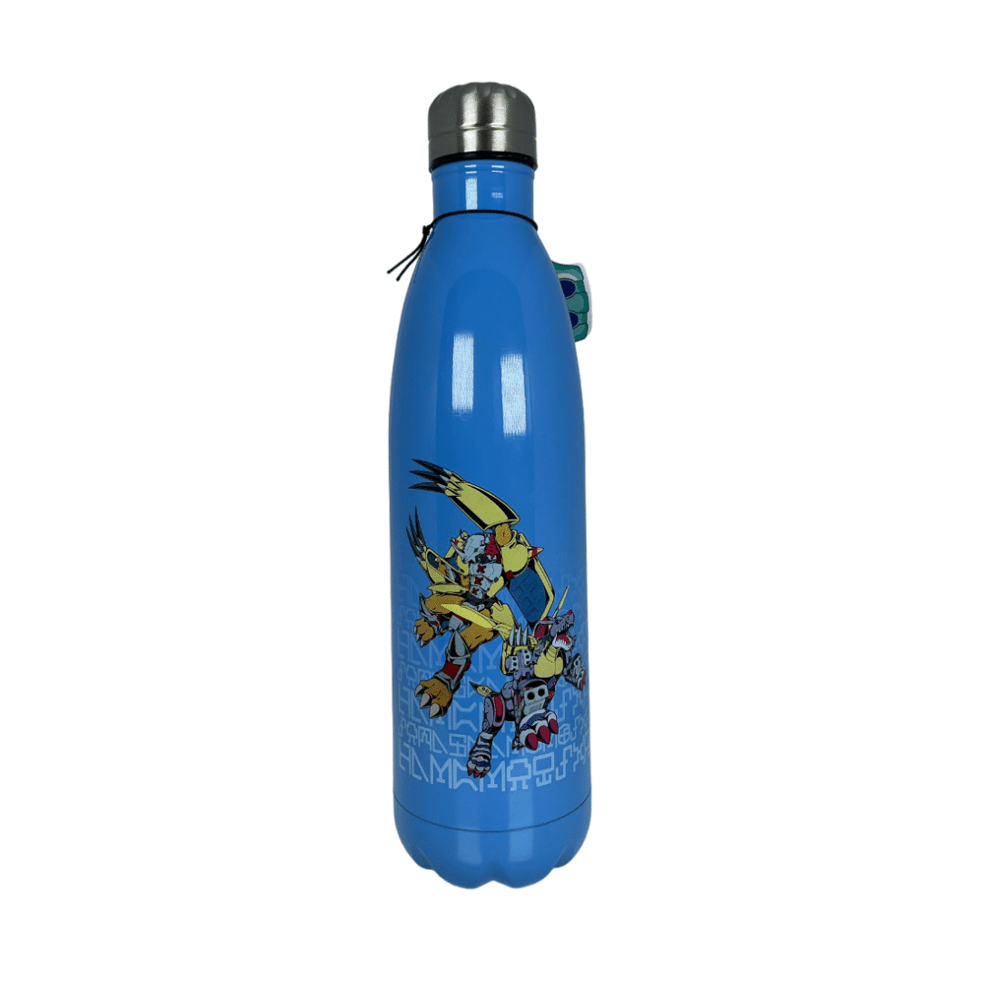Botella Metálica de Acero Inoxidable Digimon 750 ml - Metalgarurumon y Wargreimon