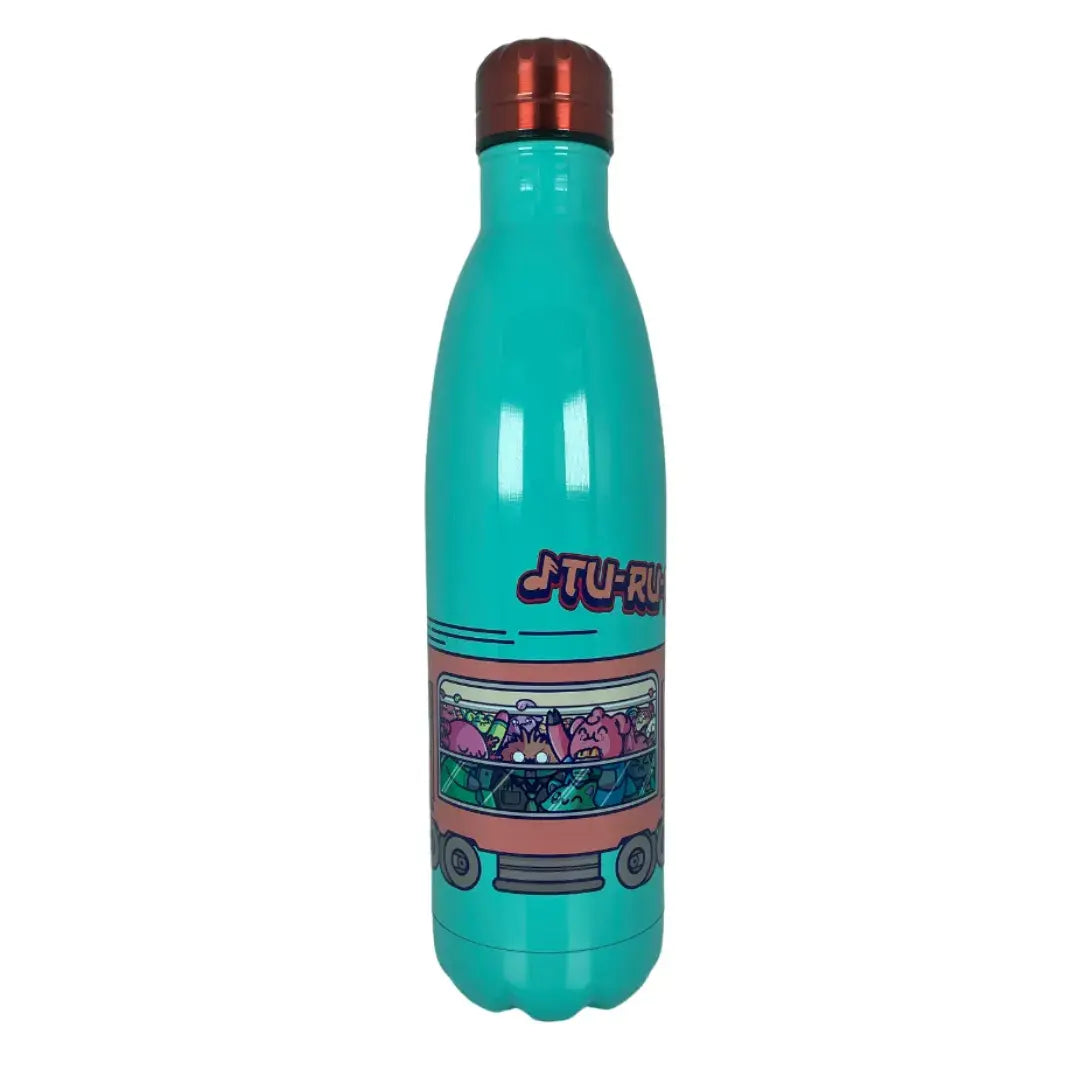 Botella Metálica De Acero Inoxidable Chido Kawaii Metro CDMX 750 ML