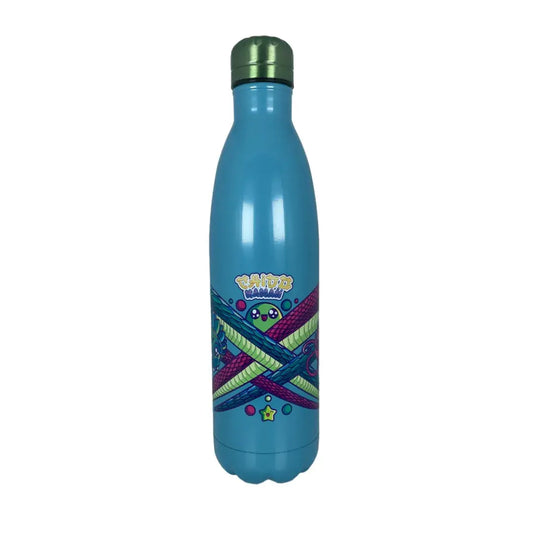 Botella Metálica De Acero Inoxidable Chido Kawaii QUETZALCOATL 750 ML AZUL