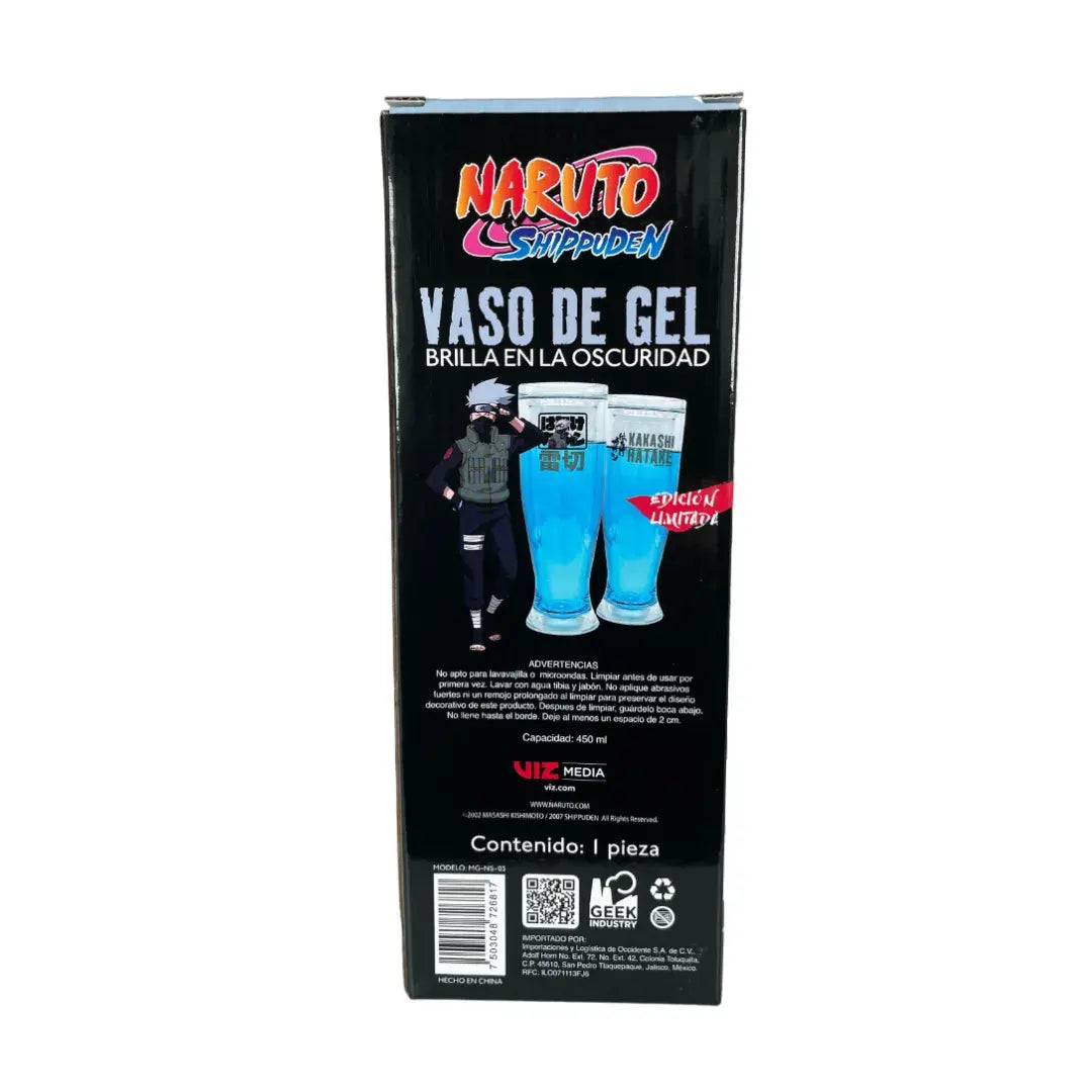 Vaso Mágico con liquido congelable Kakashi Brilla en la Oscuridad - Anime Naruto Aldea de la Hoja