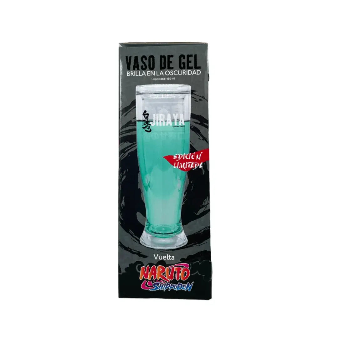 Vaso Mágico con liquido congelable Jiraiya Brilla en la Oscuridad - Anime Naruto Aldea de la Hoja